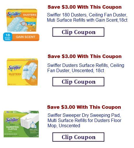 Swiffer Duster Coupons Printable